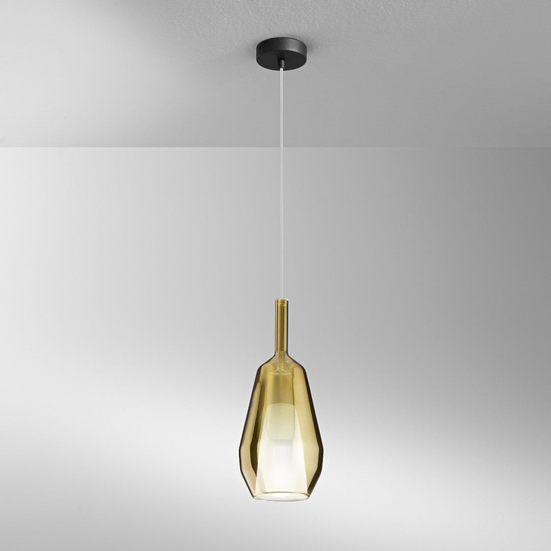 Sospensione componibile vetro soffiato D.16cm 1XE27 non incl. Pirex Sospensione componibile vetro soffiato D.16cm 1XE27 non incl. Pirex
